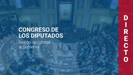 Sesión de control al Gobierno en el Congreso