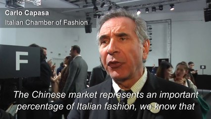 Milan fashion week kicks off with a solidarity campaign for China