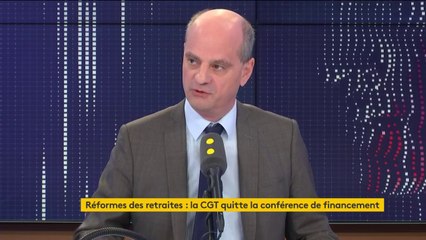 La CGT claque la porte de la conférence de financement : "Rien de surprenant" pour Jean-Michel Blanquer qui juge le syndicat "à contre-emploi"