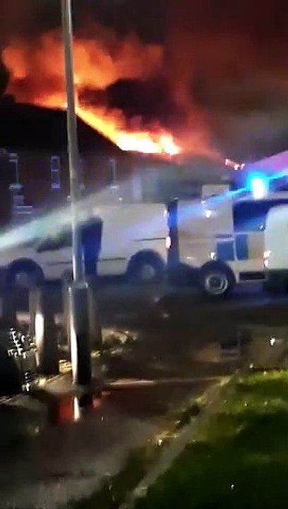 Worksop fire video