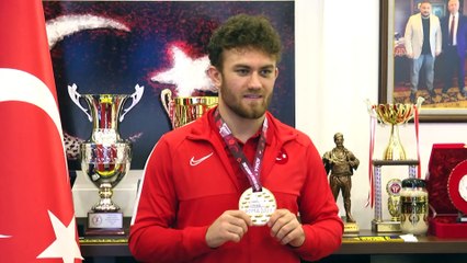 Milli güreşçi Avrupa şampiyonluğundan sonra hedef büyüttü - ANKARA