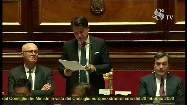 Giuseppe Conte - Comunicazioni in vista del prossimo Consiglio europeo straordinario