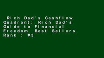 Rich Dad's Cashflow Quadrant: Rich Dad's Guide to Financial Freedom  Best Sellers Rank : #3
