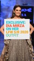 Exclusive: Dia Mirza talks about her outfit at Lakme Fashion Week Summer Resort 2020