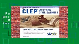 Full E-book  CLEP(R) Western Civilization I Book + Online (REA Test Preps)  Review