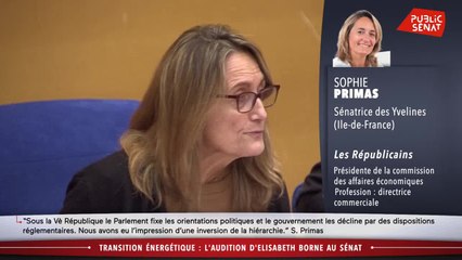 Audition : Elisabeth Borne dénonce le "développement anarchique" des éoliennes - Les matins du Sénat (19/02/2020)