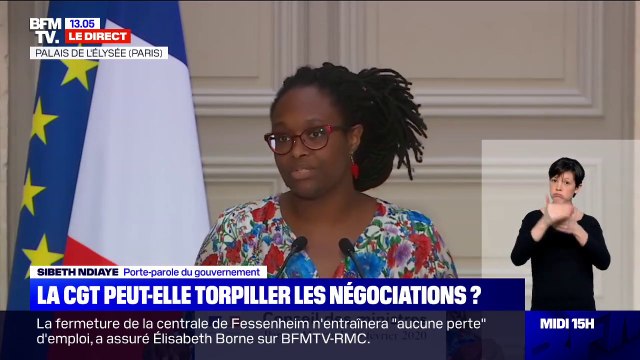 Retraites: pour Sibeth Ndiaye, le départ de la CGT de la conférence de financement n'est pas surprenant