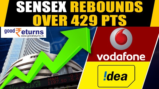 Indices snap 4-day losing streak, Sensex rebounds over 428 pts