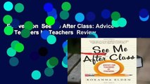 Full version  See Me After Class: Advice for Teachers by Teachers  Review