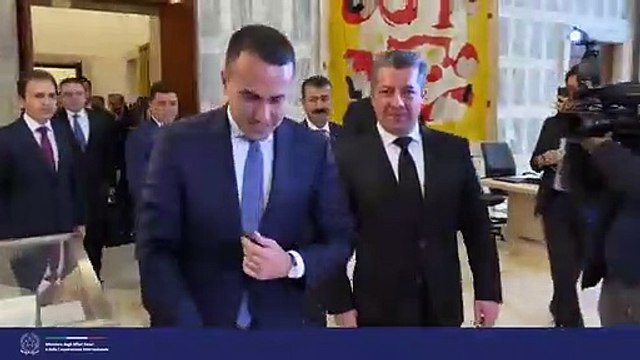 Incontro del Min. Di Maio con il PM del Kurdistan (19.02.20)