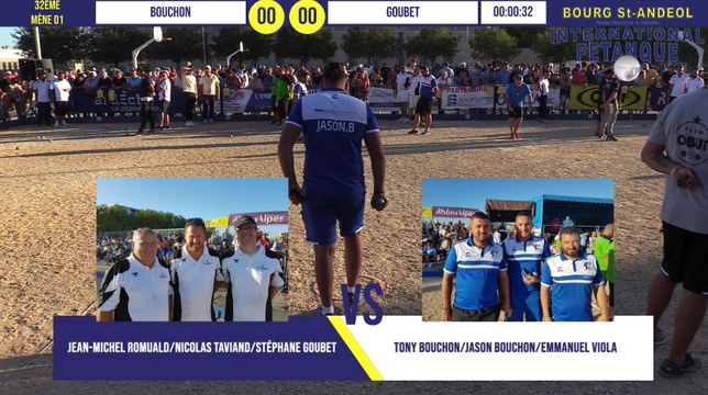 32ème BOUCHON vs GOUBET : International à pétanque de Bourg-Saint-Andéol septembre 2019