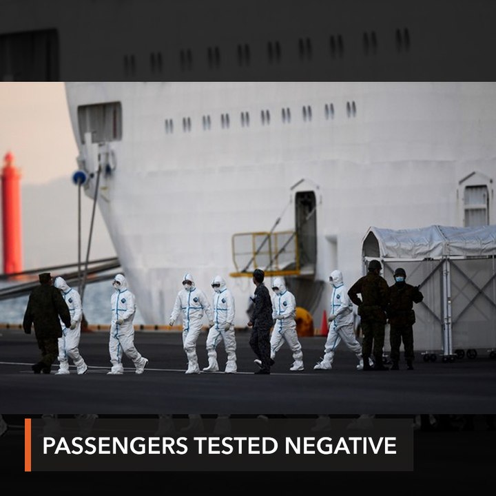Passengers leave Japan virus ship as China toll tops 2,000