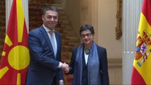 Reunión entre González Laya y el ministro de Macedonia del Norte