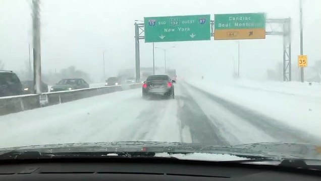 Conditions routières difficiles