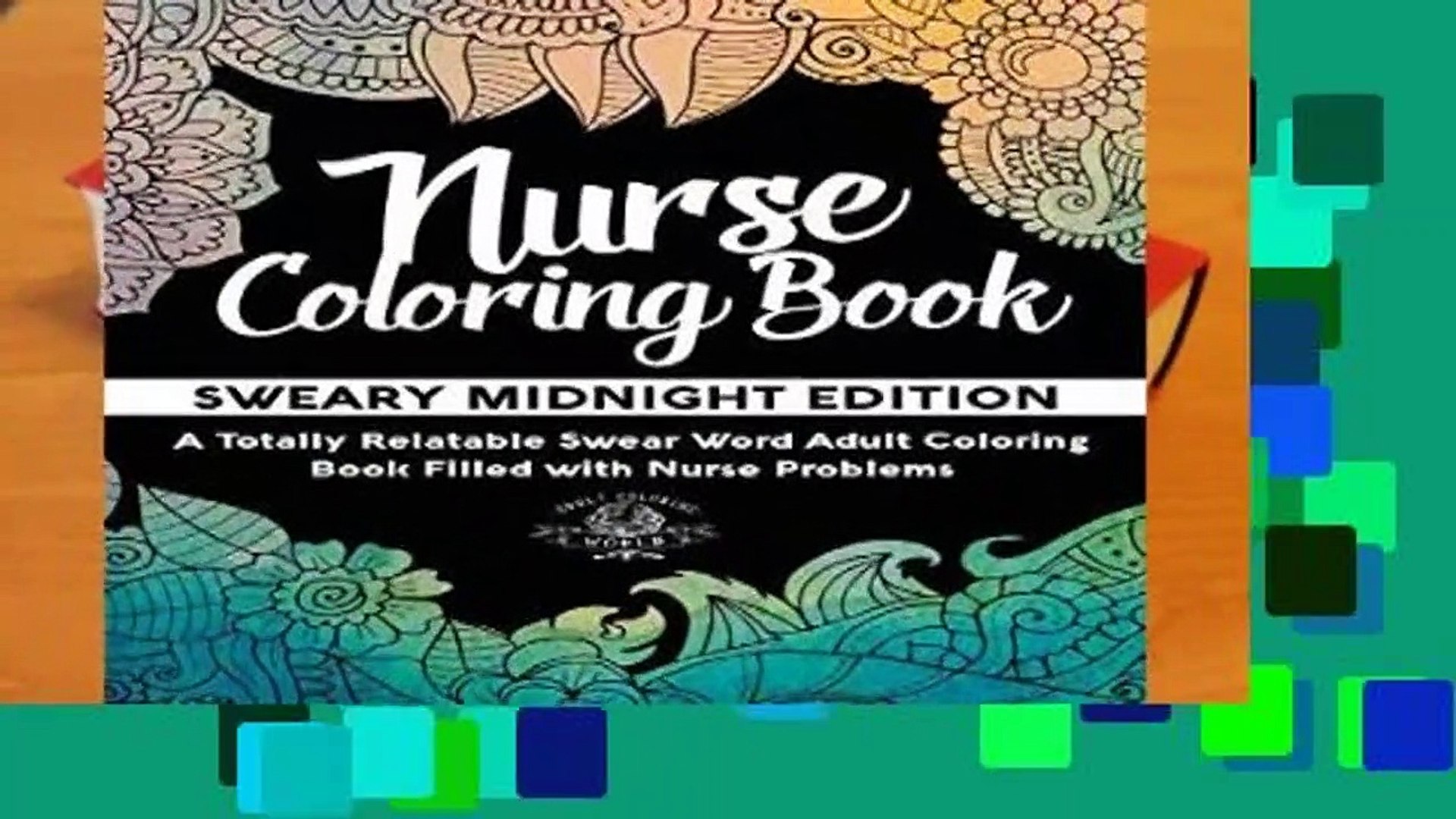 Nurse Swear Word Coloring Book: swear coloring book filled with