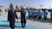 Ankara -cumhurbaşkanı erdoğan, özbekistan cumhurbaşkanı şevket mirziyoyev'i resmi törenle karşıladı...
