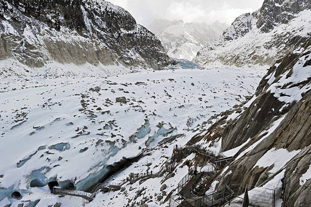 La Mer de Glace, plus grand symbole du réchauffement climatique