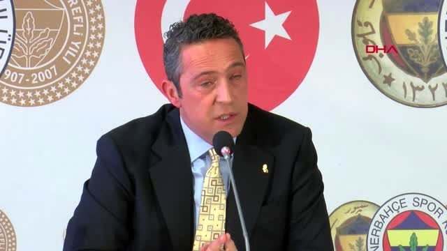 Spor fenerbahçe başkanı ali koç, basın toplantısı düzenledi