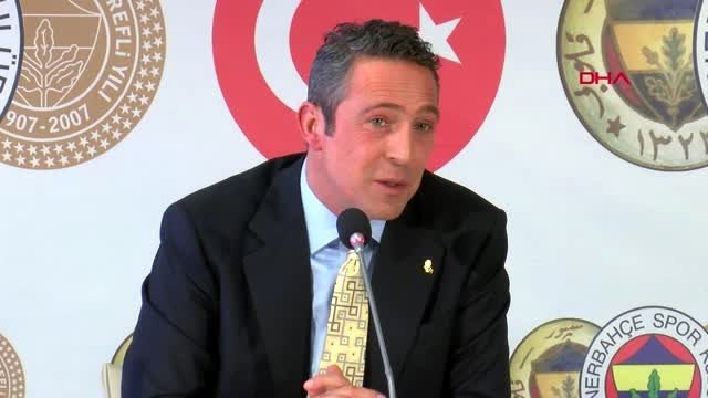 Spor fenerbahçe başkanı ali koç, basın toplantısı düzenledi