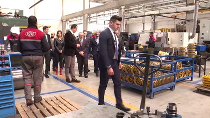 Cumhurbaşkanlığı Strateji ve Bütçe Başkanı Ağbal, ASO 2. OSB'yi ziyaret etti (2) - ANKARA