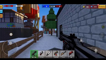 Pixel gun 3D baru main udah menang aja guys