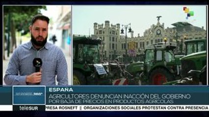 Sector agrícola protesta en varias regiones españolas
