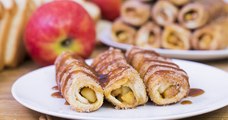 Le pain perdu roulé pomme-cannelle-caramel totalement irrésistible !