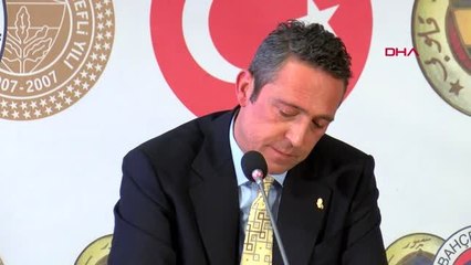 Spor fenerbahçe başkanı ali koç, basın toplantısı düzenledi