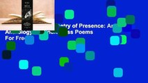 About For Books  Poetry of Presence: An Anthology of Mindfulness Poems  For Free