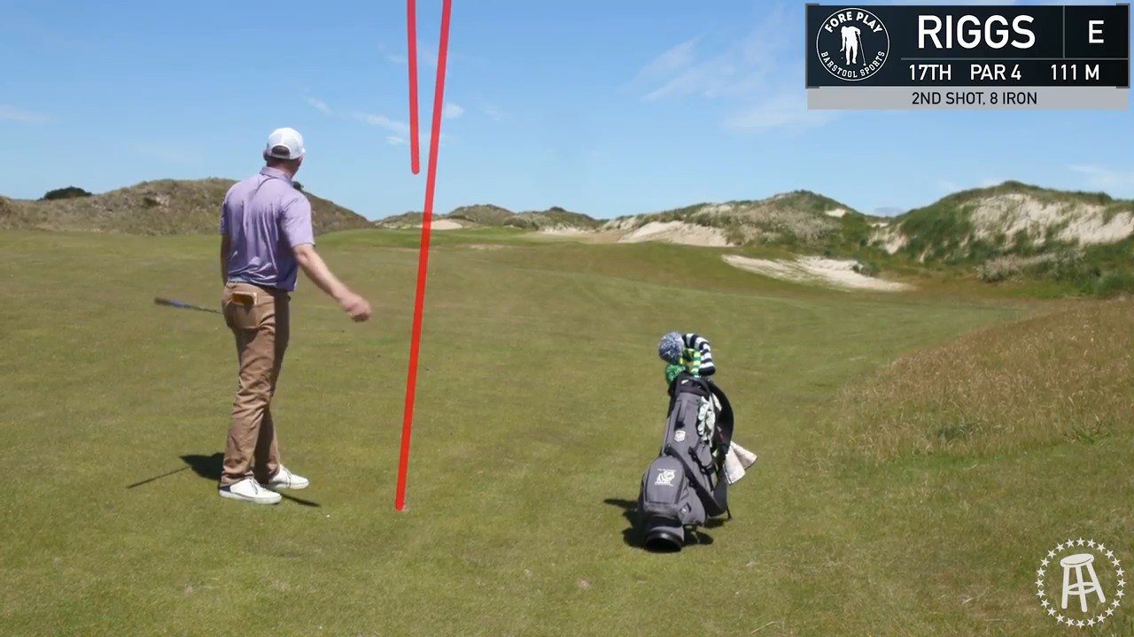 Riggs vs Barnbougle Dunes, 17th Hole (Tasmania, Australia)