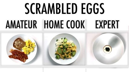 4 Levels of Scrambled Eggs: Amateur to Food Scientist