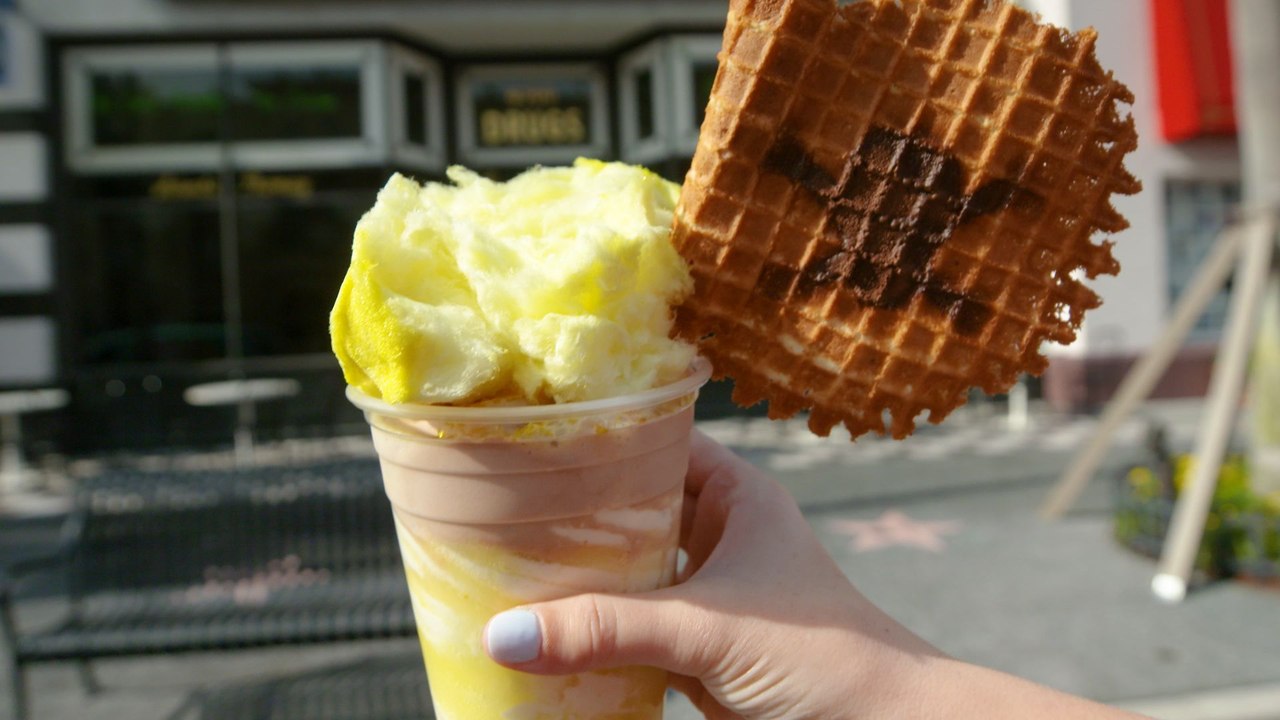 Universal Is Selling A Float With A Banana Cotton Candy Crown For Mardi Gras