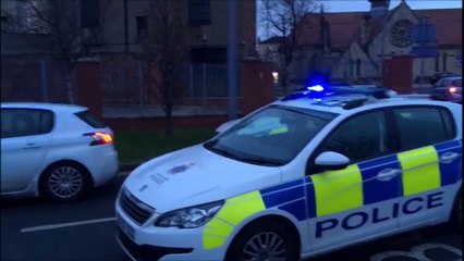 Police presence at Hartlepool Train Station