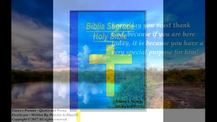 Every day you must thank God, special purpose! [Quotes and Poems]