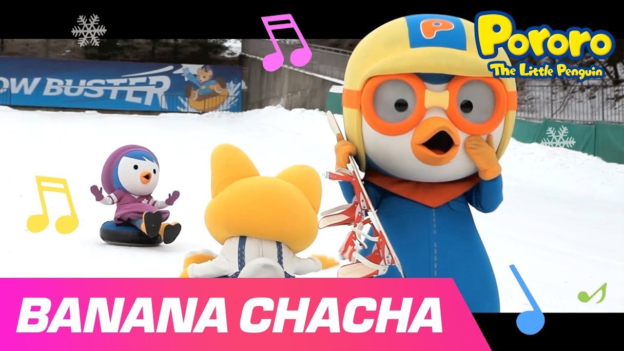 Banana Cha Cha Music Video | Pororo Playday - Winter is Coming! | MOMOLAND X Pororo | POROROLAND