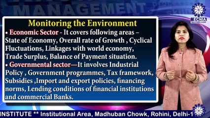 BBA || Ms. KIRTI MIGLANI || MONITORING THE ENVIRONMENT || TIAS || TECNIA TV