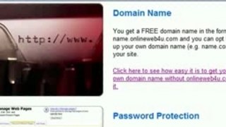 Custom Domain Ability With OnlineWeb4u.com Web Builder