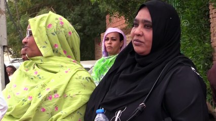 Yakınlarının Çin'den tahliyesini isteyen Sudanlılardan Cumhurbaşkanlığı önünde eylem - HARTUM