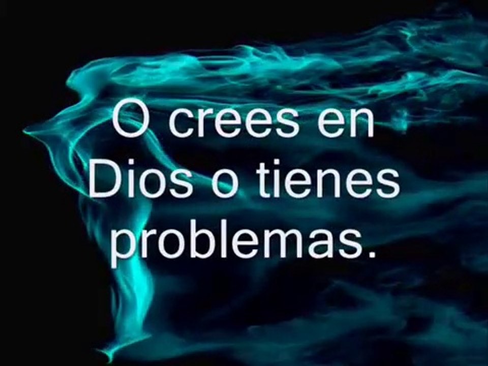 O CREES EN DIOS O TIENES PROBLEMAS POR JORGE LOMAR
