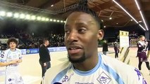 Aurelien Tchitombi après la victoire de Chartres à Istres Provence Handball
