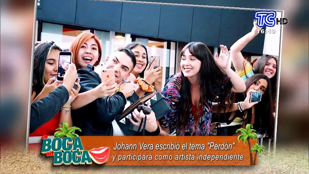 VIDEO | Johann Vera representará al Ecuador en el 'Festival Internacional Viña del Mar'