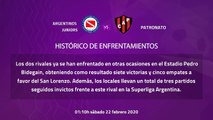 Previa partido entre Argentinos Juniors y Patronato Jornada 21 Superliga Argentina