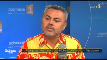 Pourquoi voter pour vous ? 1 minute pour le dire. Tepuanui Snow -«Ia Ora Arue» - 19/02/2020