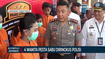 4 Wanita Pesta Sabu Diringkus Polisi