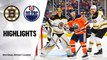 NHL Highlights | Bruins @ Oilers 2/19/20