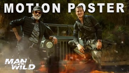 Rajinikanth in Man vs Wild | Thalaiva on Discovery | Into the wild motion poster