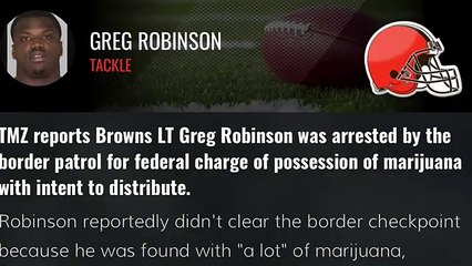 Greg Robinson Arrested Browns wont resign him