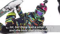 At 6, Russian snowboarding prodigy is flying high