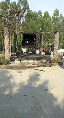 उन्नावः शरारती तत्वों ने दुकान में लगाई आग, लाखों रुपए का सामान जलकर हुआ राख