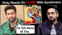 Vicky Kaushal SHOCKING REACTION On Clash With Ayushmann Khurrana | Bhoot Promotion